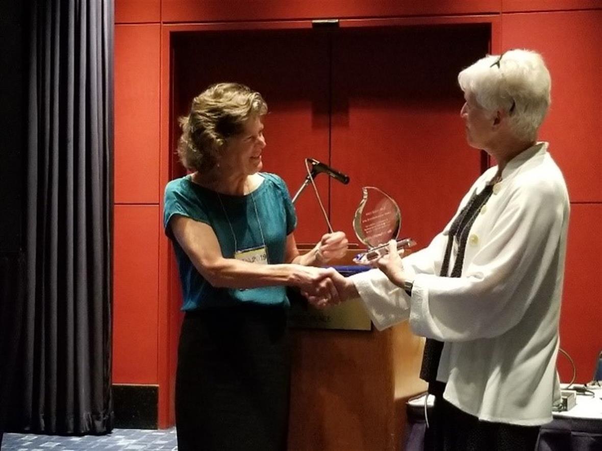 Mary Dozier Receiving Urie Bronfenbrenner Award